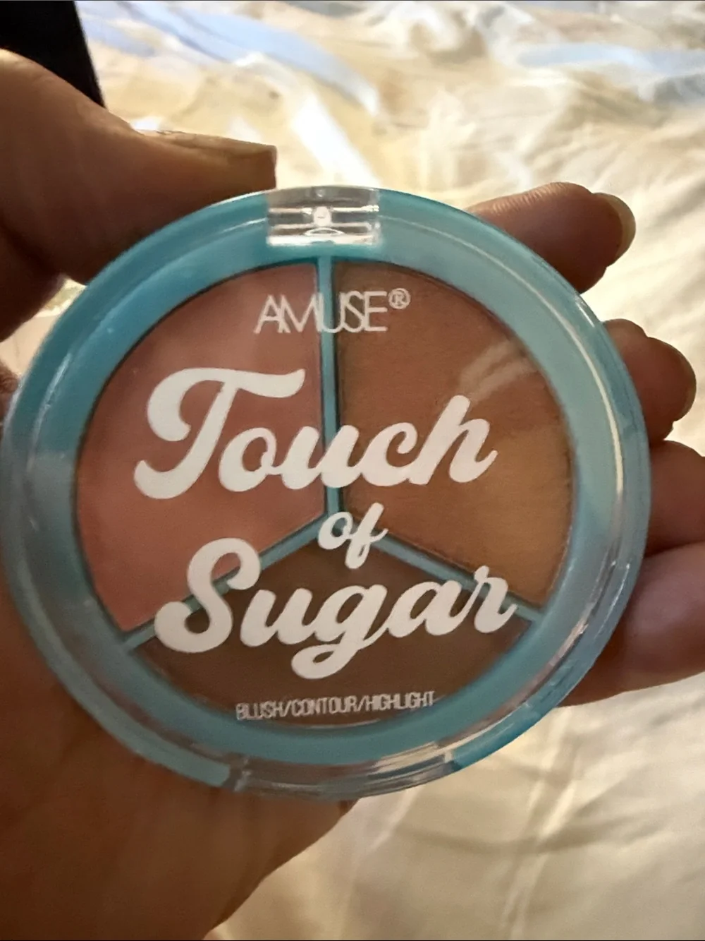 Muse Touch of Sugar Blush Contour Highlight Palette - Peach, Bronze, Pink